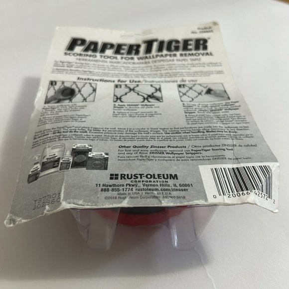 Zinsser Paper Tiger Scoring Tool 338845 Wallpaper/Decal Removal New - Picture 5 of 7